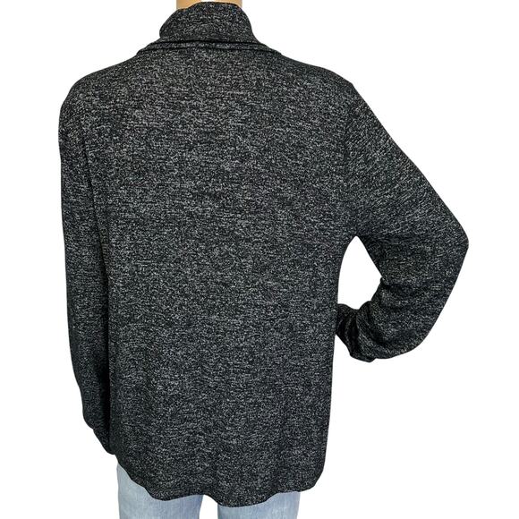 2/$30 J. Crew Signature Cozy Yarn Turtleneck Sweater Gray Long Sleeve Size L - Picture 7 of 12